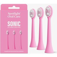 Sonic Toothbrush Replacement Heads - Pink