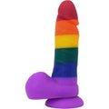 Over The Rainbow Silicone Dildo 7 Inch