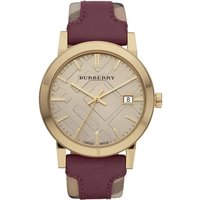 Burberry BU9017 Ladies Watch The City Check Champagne