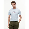 Tommy Hilfiger Script Flag T-shirt - Sky Blue - S