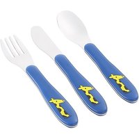 Rosti Mepal 3 Pieceas Blue Children´s Cutlery – Giraffe design