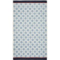 Bedeck of Belfast Emmeline Bath Towel, Blue/White