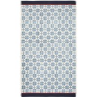 Bedeck of Belfast Emmeline Bath Towel, Blue/White