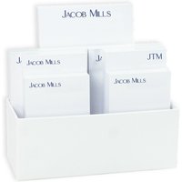 Modern City 7-Tablet Set - White with Linen holder