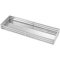 Casa Padrino Luxus Designer Edelstahl Tablett Nickel Finish 60 x 20 x H. 5,5 cm - Luxus Hotel Tablett
