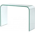 Casa Padrino Luxus Art Deco Glas Konsole 110 x 40 x H. 75 cm - Luxus Kollektion