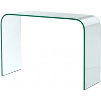 Casa Padrino Luxus Art Deco Glas Konsole 110 x 40 x H. 75 cm - Luxus Kollektion
