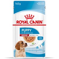 Икономична опаковка Royal Canin Size в паучове - Medium Puppy (20 x 140 г)