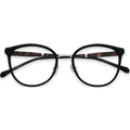 Melissa Black Gun Round Eyeglasses | EYDOLOGY