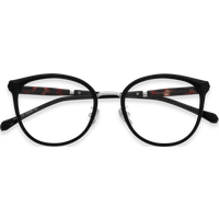 Melissa Black Gun Round Eyeglasses | EYDOLOGY