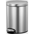 Eva Bathroom Pedal Bin, 5L By EKO | Colour Option: Titanium Blue | Pack Size: Single