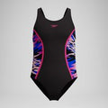 Maillot de bain Fille Hyperboom Splice Muscleback noir/rose