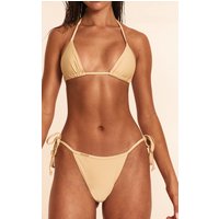 Cream Mix & Match Tie Side Bikini Bottoms