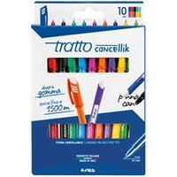 Penna a sfera cancellabile Tratto Cancellik 1 mm 10 colori assortiti