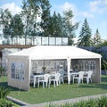 Outsunny 3 x 6M Half-Open Garden Gazebo