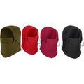 Unisex Black 2-Pack Thermal Fleece Hooded Neck Warmer - Unisex, 100% Polyester, One Size, 9 Colours | Wowcher