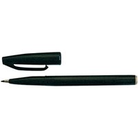Penna punta feltro Sign Pen Pentel - 2 mm - nero - conf. 12