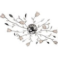 Firstlight 8362CH Cindy 10 Light Flush Ceiling Light with Glass Shades