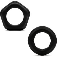 Classic Silicone Cock Rings - 2 Pack