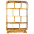 Casa Padrino Art Deco BÃ¼cherregal Vogelaugen Ahorn - Artdeco BÃ¼cher Schrank Regalsystem MÃ¶bel Antik Stil