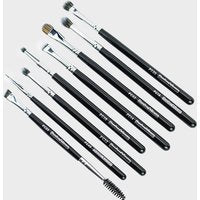 Peaches & Cream 8 Piece Eye Makeup Brush Set Black