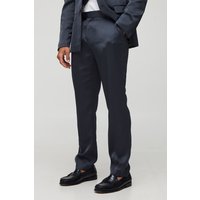Slim Fit Satin Trouser, Gris