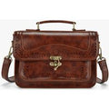 Women's Perforated Messenger Bag