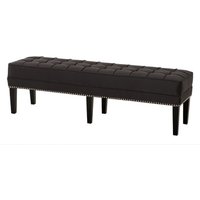 Casa Padrino Luxus Sitzhocker Chesterfield Leeds Dunkelgrau Hocker - MÃ¶bel Schlafzimmer Wohnzimmer - Luxus Kollektion