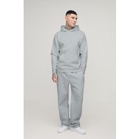 Sudadera Tall Básica Con Capucha De 330G/M², Gris