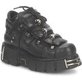 New Rock  EVIL  men's Casual Shoes in Black