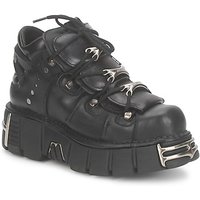 New Rock  EVIL  men's Casual Shoes in Black