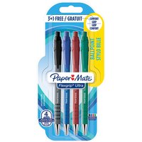 Balpen Paper Mate Flexgrip Ultra medium assorti blister 3+1 gratis