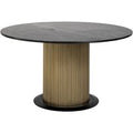 Brass Plated Colosseum Round Dining Table