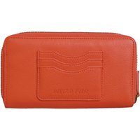 Weird Fish Handbury Faux Leather Purse Orange Size ONE