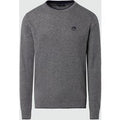 North Sails - Maglione girocollo con logo ricamatoNorth SailsMedium grey melangeL