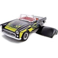 1956 Ford Thunderbird Pro Street Black 1/24 Diecast Car by Unique Replicas
