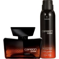 Kit Carbon Turbo Colônia Desodorante + Desodorante