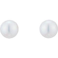 Classic Collection 6x6.5mm Grade A Akoya Pearl Stud Earrings