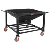 Sealey Plasma Cutting Table/Workbench - Adjustable Height with Castor Wheels