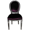 Casa Padrino Barock Esszimmer Stuhl Lila - Designer Stuhl - Luxus QualitÃ¤t GH