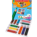 Kleurpotloden BicKids Evolution ecolutions assorti schoolbox à 144 stuks