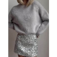 Textured Knit Sweater
