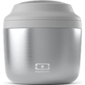 Die isotherm lunchbox - monbento MB Element metallic Silver