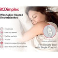 Dimplex Double Washable Heated Underblanket