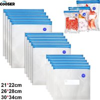 Food Vacuum Bags Reusable Vacuum Bags Small Large Size Vacuum Sealed Food Bags Food Storage Bag 10Pcs Vacuum Packaging Bags