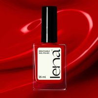 LENA Breathable & Water-Permeable Halal Nail Polish - Seeing Red - LE43