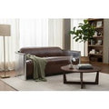Aviator Pilot 3 Seater Man Cave Sofa Vintage Brown Distressed Real Leather