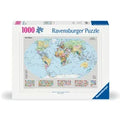 Ravensburger Puzzle Jigsaw Puzzle - 1000 Pieces - Political World Map  - 1000 pieces