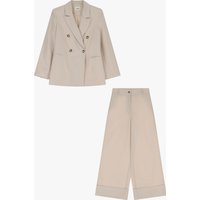 Completo giacca doppiopetto e pantalone palazzo