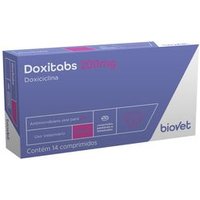 Antimicrobiano Doxitabs 200mg Biovet - 14 comprimidos